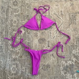 Purple bikini